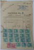 Factura ,1948 , 20 timbre pentru facturi