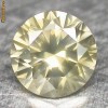 DIAMANT NATURAL GALBEN - 0,23ct. - 3,75 mm - certificat de autenticitate