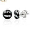 Cercei din inox 6 mm - 10% inger - cod 89