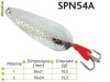 Lingurite oscilante Spn 54a Baracuda 10.5g/ 15.5g
