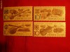 Serie- Instrumente Muzicale I , 1989 URSS , 4 valori