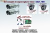 Kit Camere de supraveghere video cu  4 camere video, 2 de interior, 2 de exterior si placa de captura