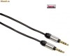 Cablu jack conectori auriti 3,5 mm /1.5 m hama 86151