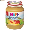 HiPP Piure Banana,piersici si mere - 125gr