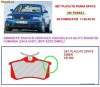 set placute frana punte spate VW PASSAT, GOLF4, SKODA OCTAVIA. VW BORA