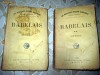 Carte veche franceza- Rabelais- Les cinq livres, cca 1920.