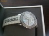 ceas DIOR CHRISTAL alb cu diamante