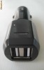 incarcator auto 2 porturi USB IPod, Iphone, MP3, telefoane mobile usb, etc - nou -