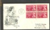 SUA 1948 - FEMEI CELEBRE MOINA MICHAEL, FDC