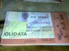 Campionat Italia - Bilet meci de fotbal - AC Cesena - Palermo - editia 1996 - 1997