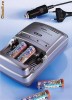 Incarcator acumulatori AA/AAA ultra rapid 15 min cu 4 x 2500 mAh AA Sanyo