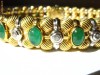 bratara marca Zancan aur 18 k diamante smaralde