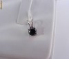 Pandant aur 14K ornat cu BRILIANT negru de 1.07 carate