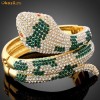 Bratara Sarpe placata aur 18k si cristale Swarovski .
