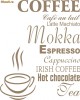 Tatuaje de perete, Stickere de perete, Coffee
