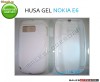HUSA SNOW WHITE GEL - SILICON NOKIA E6 - TRANSPORT GRATUIT
