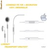 ~CASTI ORIGINALE APPLE CU COMENZI PE FIR+MICROFON.TRANSPORT GRATUIT!~