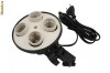Lampa foto pentru 4 becuri cu suport pentru umbrela incorporat
