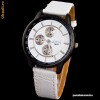 Ceas Model Cronograf Curea Alba