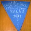 Fanion sport Cupa UTC la Volei 23-25 VII etapa pe zona Salaj 1971   ALBASTRU