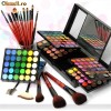 Trusa Machiaj Farduri Make-up Profesionala 180 culori Fraulein +Trusa Set 18 Pensule Profesionale Fraulein