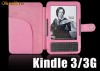 COPERTA HUSA PIELE ECO CALITATE ROZ AMAZON KINDLE 3 3G WI-FI TASTATURA