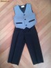 Costumas vesta si pantalon stofa baiat 2 ani