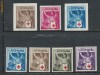 RFL 1941 ROMANIA Crucea Rosie 1941 serie 5 timbre dantelate + 2 nedantelate