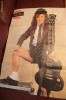 Poster dublu Angus Young (AC/DC) / Elton John din revista Popcorn