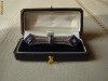 BROSA AUR ALB 18KT(3CT DIAMANTE SI SAFIRE)-PIESA DE COLECTIE