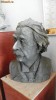 Bust ceramic EINSTEIN, creat manual - Unicat!