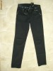 Pantaloni lungi negri pentru fete 8-10 ani Zara