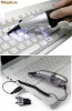 Mini ASPIRATOR usb cu LED pentru laptop sau tastatura PC - diverse culori! NEW GADGET! SUPER PRET!