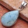 Pandantiv argint .925 si Natural Larimar(piatra delfinului) REDUCERE 10% si TRANSPORT GRATUIT ORIUNDE IN TARA!