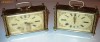 Ceas de masa SLAVA, vintage, quartz, plastic + metal - Pretul este pt setul de 2 bucati!!!