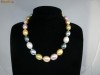 COLIER PERLE DE CULTURA MULTICOLORE, AKOYA, SUPERBE!!!