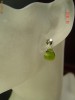Set unicat din argint, colier si cercei cu cristale swarovski - bijuterii handmade
