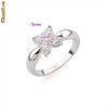 SUPEROFERTA-Inel filat in aur alb, CRAZY FLOWER. marime 7 US