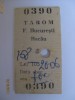 DOCUMENT DE CALATORIE CU AVIONUL(BILET TAROM)DIN 1979
