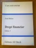DREPT FINANCIAR - EMIL BALAN