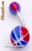 MOKAZIE - Pierce - piercing buric model minge 1 - tija inox - PRET FINAL