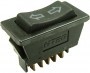 intrerupator auto - actionare geam - cu LED verde 0660