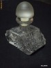Sticla parfum din cristal Boemia, perioada '65