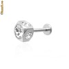 Piercing din inox chirurgical - cod 893 - 1.4/0.6 cm