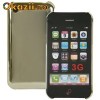 Numai 6 lei - Carcasa, editie speciala SHINY GOLD, compatibila cu Apple iPhone 3G si 3GS