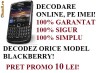 DECODARE BLACKBERRY BOLD 9780, ONLINE, PRIN IMEI! CEL MAI MIC PRET! *FARA PLATA IN AVANS* PRET PROMOTIONAL!