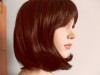 PERUCA SATEN INCHIS SPRE BRUNET STIL BOB,NOUA,UK!