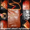 GEANTA FASHION firma MARK JACOBS UNISEX PIELE ECOLOGICA STANTATA MARO ROSCAT GENTI de UMAR FEMEI BARBATI