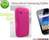 HUSA ROZ SILICON SAMSUNG S5660 GALAXY GIO - TRANSPORT GRATUIT