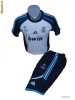 COMPLEU TRENING ADIDAS REAL MADRID CF PANTALON TREI-SFERTURI + TRICOU